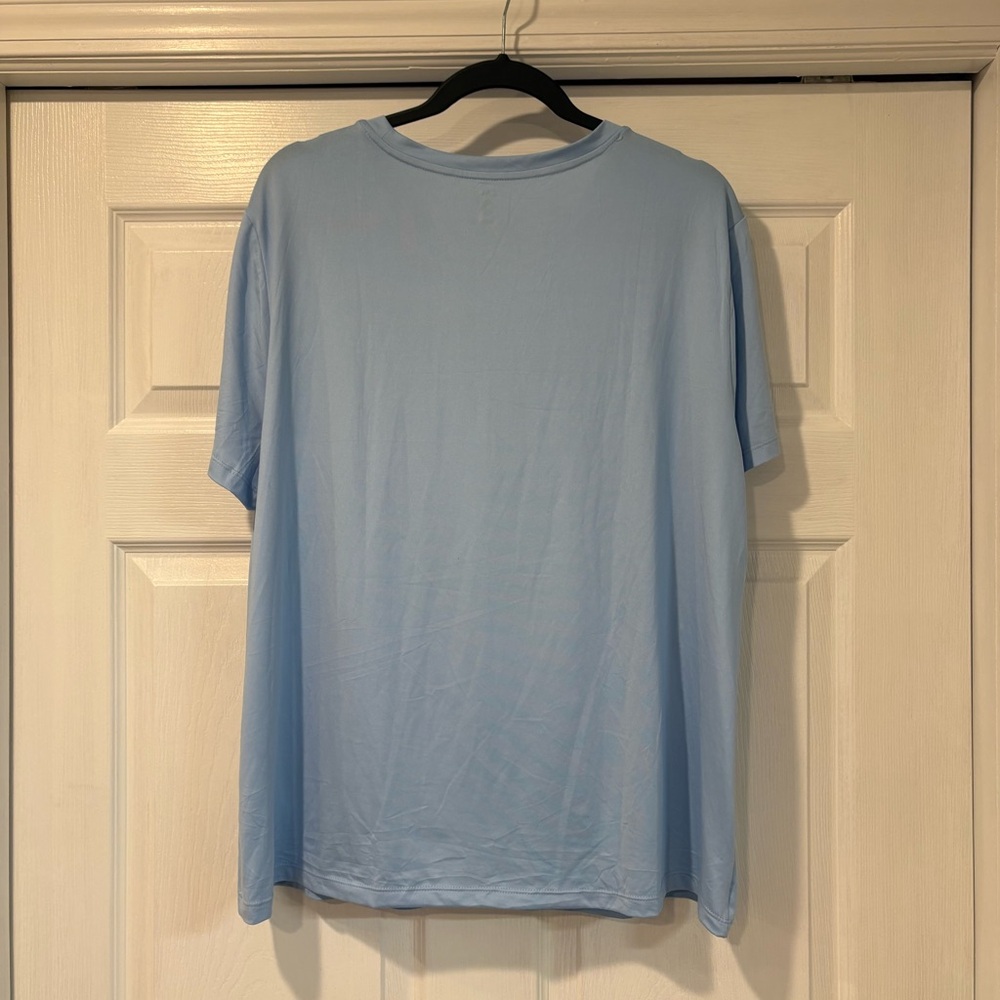 UINKE Women’s Activewear Moisture Wicking T-shirt pack of 3 Blue and Green 2XL - Picture 3 of 7